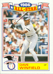 1987 Topps Glossy All-Stars Baseball Cards     017      Dave Winfield